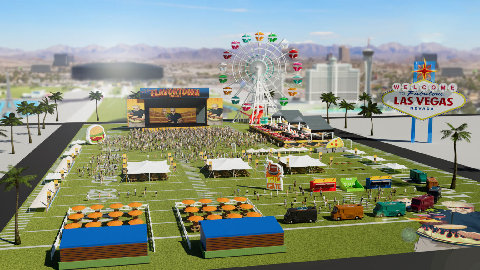 The Venue | Guy’s Flavortown Tailgate - Better With Pepsi - Las Vegas 2024